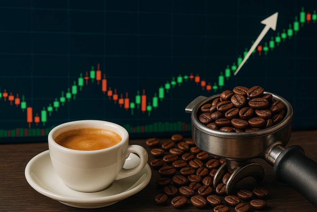 Steigender Kaffeepreis (KI generiert)