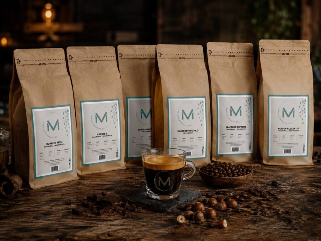 KI generiertes Bild der neuen Kaffeeröstungen